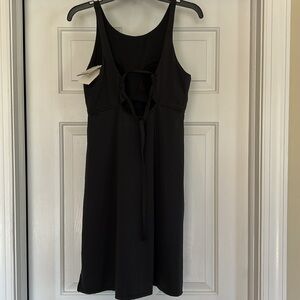 Black Halter Backless Cocktail Dress